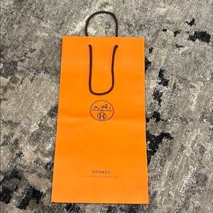 Orange shopping Bag
